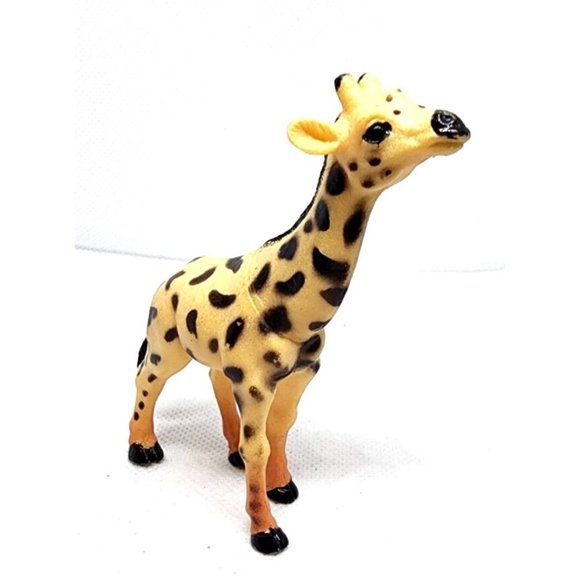 Giraffe Miniature Plastic Toy Home Decor Shelf Sitter Collectible Gift - Picture 5 of 12